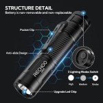 Mini Rechargeable LED Flashlight with 3 Modes