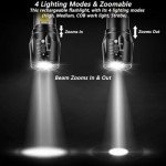 Mini USB Rechargeable LED Flashlight - 3 Modes