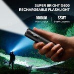Mini Rechargeable LED Flashlight with 3 Modes