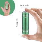 6 Pack Mini LED Flashlights - Assorted Colors