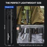 Mini Rechargeable LED Flashlight with 3 Modes
