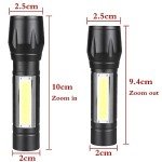 Mini USB Rechargeable LED Flashlight - 3 Modes