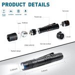 Compact High Lumens Mini LED Flashlight - Glow Dark