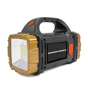 Solar Rechargeable Flashlight for Camping & Emergencies