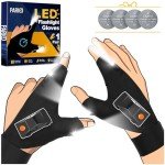 LED Flashlight Gloves for Men and Women