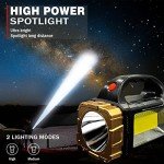 Solar Rechargeable Flashlight for Camping & Emergencies