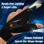 LED Flashlight Gloves for Men and Women
