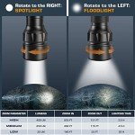 Bright EverBrite LED Flashlight with Zoom & Lanyard