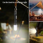 Bright LED Rechargeable Tactical Flashlight - 10 Modes