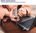 Verbatim 64GB Store 'n' Stay Nano USB 3.2 Gen 1 Flash Drive Snag-free Low Profile Thumb Drive - Blue