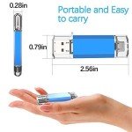 KOOTION USB C Flash Drive 32 GB 2 in 1 USB 3.0 + USB Type C Thumb Drive High Speed up to 90 MB/s Dual OTG Thumb Drive USB Stick