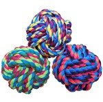 Wellbro 3-Pack Cotton Rope Pet Chew Toy
