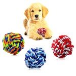 Wellbro 3-Pack Cotton Rope Pet Chew Toy