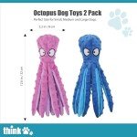 Interactive Plush Octopus Toy for Pets