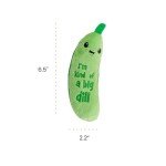 Crunchy Pickle Kicker Catnip Toy for Cats