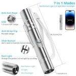 Waputne Interactive Cat Toy with Rechargeable Pointer