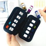 Flash Drive Case USB Storage Case JBOS USB Holder Storage Bag, Electronic Accessories Organizer for USB Flash Drive, USB Case, Thumb Drive Caes, Jump Drive Case, USB Organizer