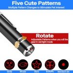 Interactive Rechargeable Cat Toy with Adjustable Patterns