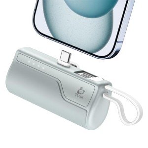 Portable Charger USB C Power Bank 5000mAh, Small Battery Pack Phone Backup Charger Compatible with iPhone 15/15 Plus, 15 Pro/Max, Android, Galaxy Z Flip 5/4, S23, S22, Note 20/10, Pixel