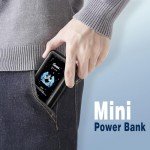 TXQX Mini Power Bank 10000mAh,Small Portable Charger USB C in/Output 22.5W Fast Charging,Best Gift for Various Festivals - Constellation Battery Pack for iPhone Samsung iPad Tablet(Gemini)