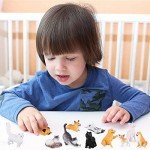 12PCS Realistic Dog & Cat Figurines Set