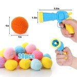 Cat Toy Ball Launcher with 20 Pom Pom Balls