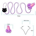 Interactive Cat Toy Set with Retractable Wands