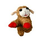 Small Brown Lamb Chop Squeaker Dog Toy