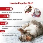 Interactive Electronic Chirping Bird Toy for Cats