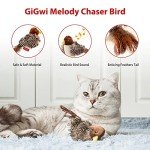 Interactive Electronic Chirping Bird Toy for Cats