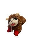 Small Brown Lamb Chop Squeaker Dog Toy