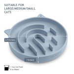 Interactive Silicone Slow Feeder Bowl for Pets