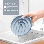 Interactive Silicone Slow Feeder Bowl for Pets