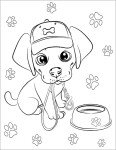 Adorable Dog Coloring Book for Kids 4-8