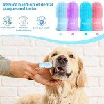4-Pack Dog Toothbrush Set for Pet Dental Care
