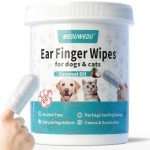 Ear Cleaner Wipes for Dogs and Cats - 60 Count