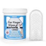 Large Pet Ear Wipes - Coconut Scent, 50 Count