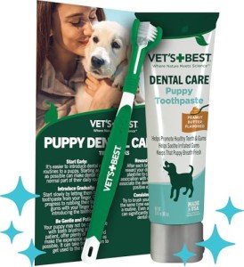 Puppy Dental Kit: Brush, Paste & Fresh Breath