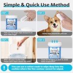 Large Pet Ear Wipes - Coconut Scent, 50 Count