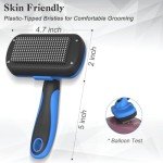 Pet Self-Cleaning Brush for Shedding Dogs & Cats