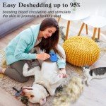 Pet Self-Cleaning Brush for Shedding Dogs & Cats