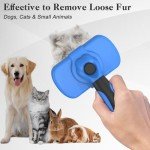 Pet Self-Cleaning Brush for Shedding Dogs & Cats