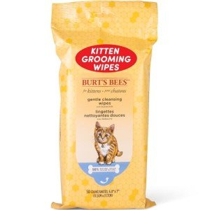 Burt's Bees Natural Cat Wipes - 50 Count
