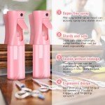 Pink Continuous Spray Bottle for Hair and Skincare