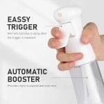 2 Pack Continuous Mist Spray Bottles - 6.8 OZ