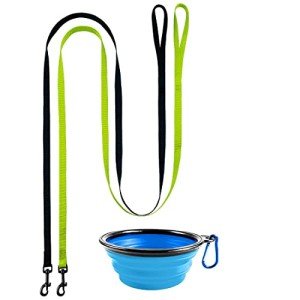 2-Pack Puppy & Cat Leash with Bowl