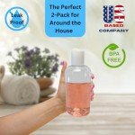 8 oz Plastic Squeeze Bottles - 2 Pack