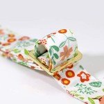 Floral Pattern Dog Collar with Personalized Buckle