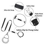 Waterproof Dog Collar Safety Clips - 2 Pack