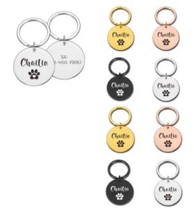 Personalized Pet ID Tags - Custom Engraved Decor